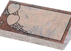 Individual Bevel Markers - Heart Shapes Dogwood and Cross