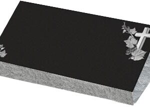 Individual Bevel Markers - Cross with Grape Leaves