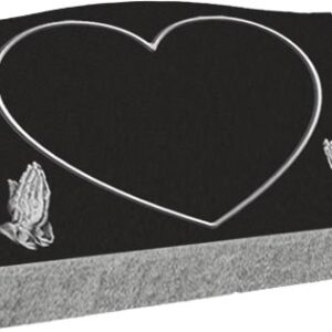 Individual Slant Markers - Praying Hands with Panel