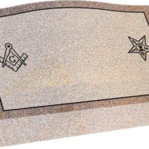 Individual Slant Markers - Masonic Emblem