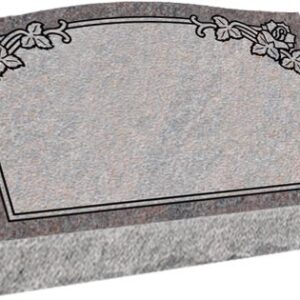 Individual Slant Markers - Roses with Fancy Panel