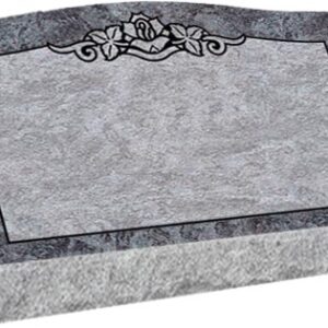 Individual Slant Markers - Top Side Rose with Panel