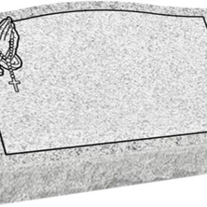Individual Slant Markers - Praying Hand with Rosary