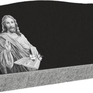 Individual Slant Markers - Jesus with Bible and Dogwood