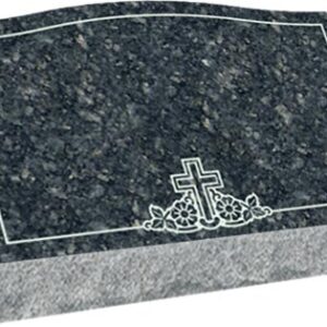 Individual Slant Markers - Cross and Dogwood
