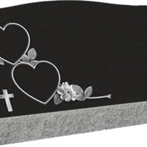 Individual Slant Markers - Heart Shapes Dogwood and Cross