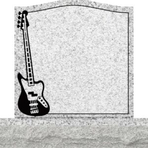 Individual Upright Headstones - 4 String Bass Guitar