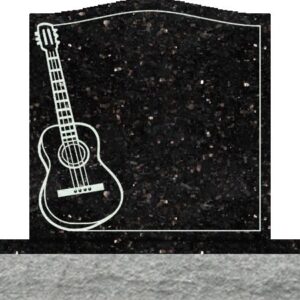 Individual Upright Headstones - Acoustic guitar