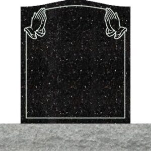 Small Upright Headstones - Praying Hands