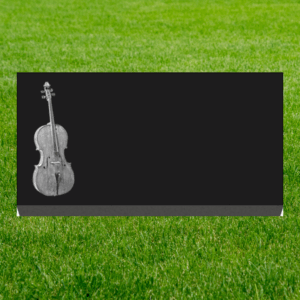 Individual Flat Grave Markers - Violin
